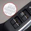 ABS Krom Bilfönsterhissknappar Paljetter Dekorationsklistermärke för Mazda 3 6 CX5 CX3 CX4 Atenza Axela 7 st/set Tillbehör