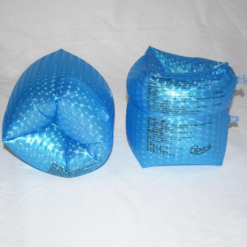 

Pvc Inflatable Toys Swimming Floating Sleeve for Kid Adult Thick Double Airbags Fluorescent Inflatable Arm Ring Summer Water Toy синий