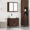 VidaXL Ensemble De Meubles De Salle De Bain 2 Pcs Chêne Marron, Armoire De Rangement, Armoire De Bain, Meuble De Toilette 3300889