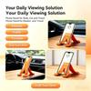 Foldable X‑Shaped Phone Holder Anti-slip Silicone Mobile Phone Bracket  Car Dashboard