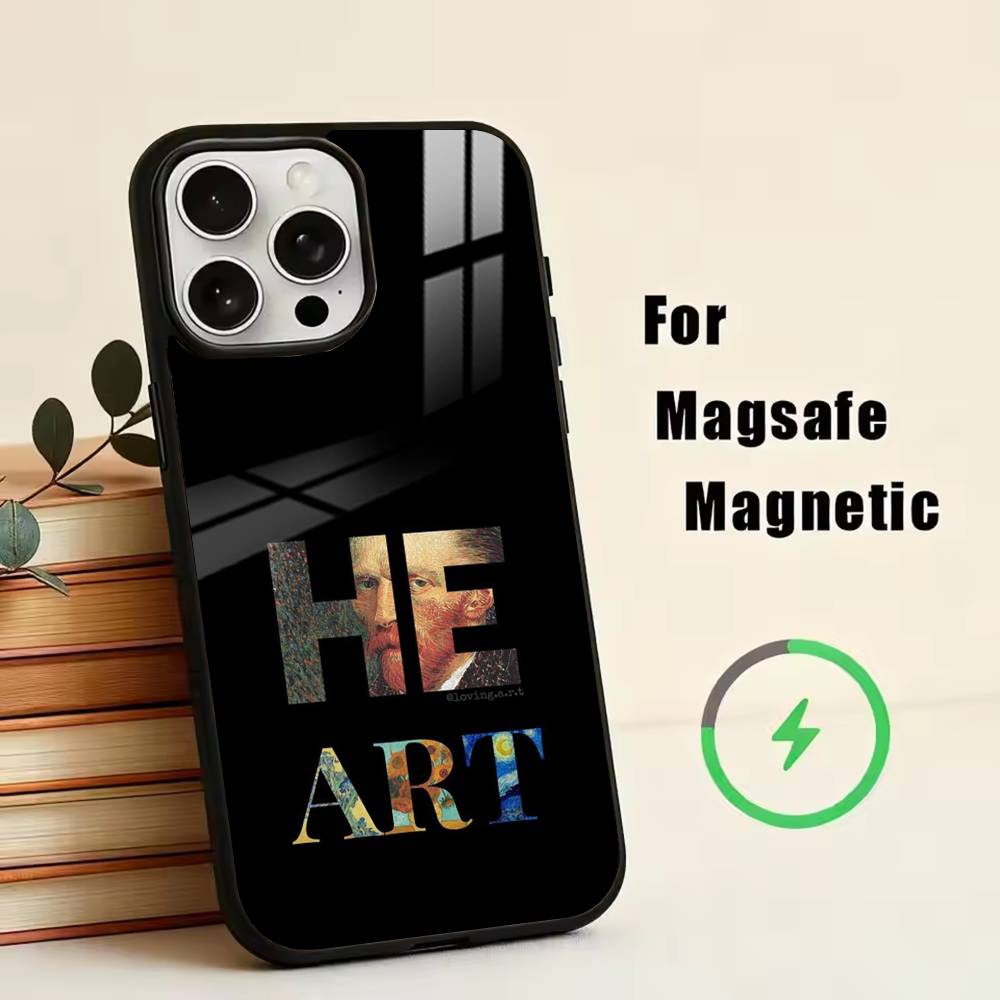 Van Gogh  Phone Case For iPhone17,16,15,14,13,12,11 Plus,Pro Magnetic with Magsafe Wireless Charging