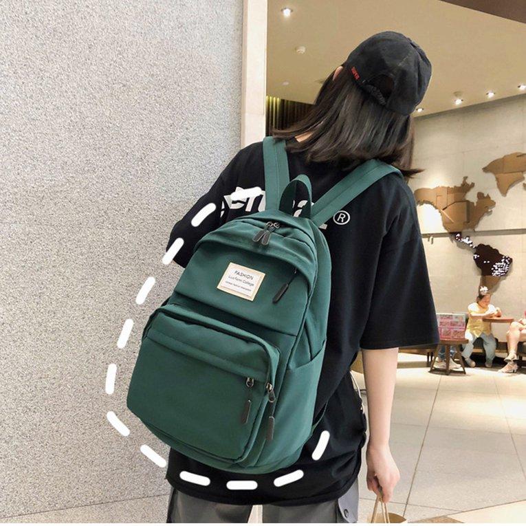 minimalist canvas backpack