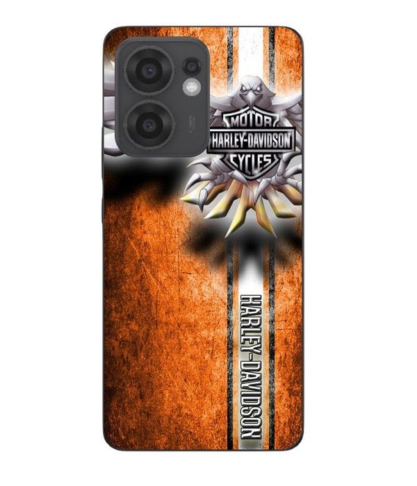 Custodia Maniacase per Oppo Reno 13F Harley Davidson Motor Eagle