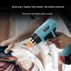 Cordless Lithium Battery Hot Air Gun for Heat Shrink Film, Car Stickers, Grout Sealing - Compatible with Makita, Milwaukee, DeWalt.
