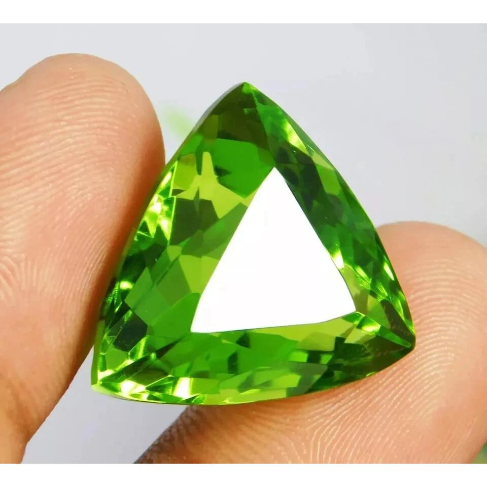 Natural Green Peridot Topaz Big Brazilian 100 Ct Certified Beautiful Gemstone