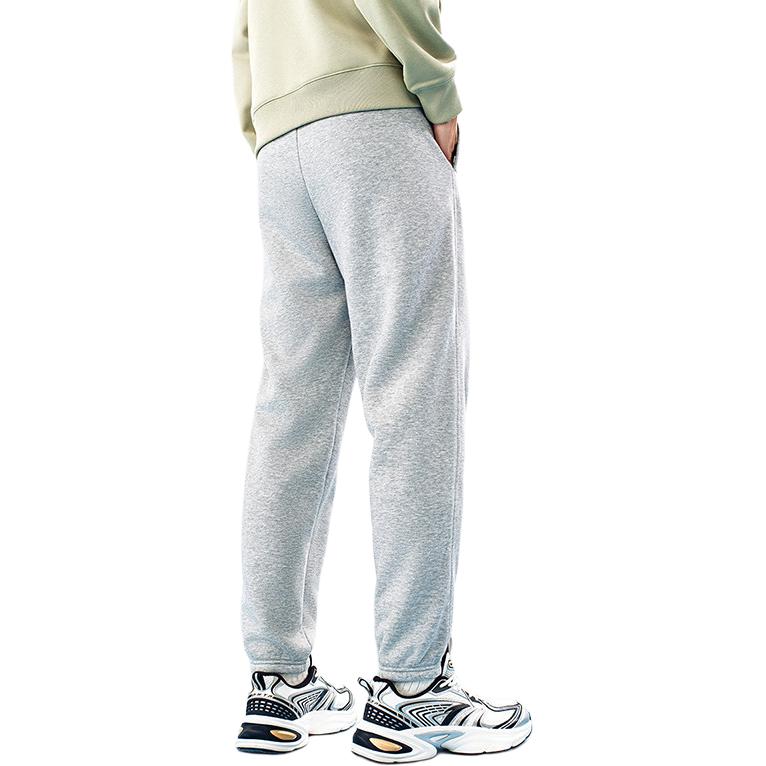 Anta Life Collection Knitted Sweatpants Men's Gray Heather Gray 152448301N-1