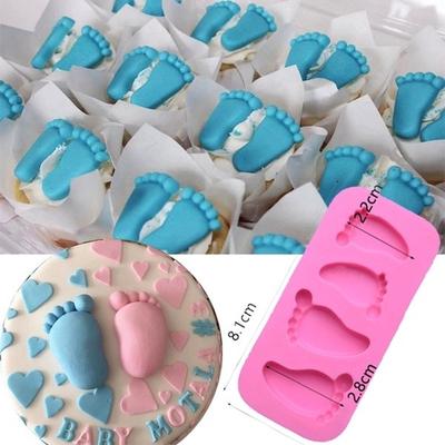 1pc Baby Foot Silicone Molds Fondant Cake Decorating Tools Silicone Soap Molds /&