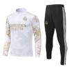 2324 Royal Madrid Special Edition Long Sleeve Football Uniform Set Men'S Autumn And Winter Competition Training Uniform Set Half Zipper Suit