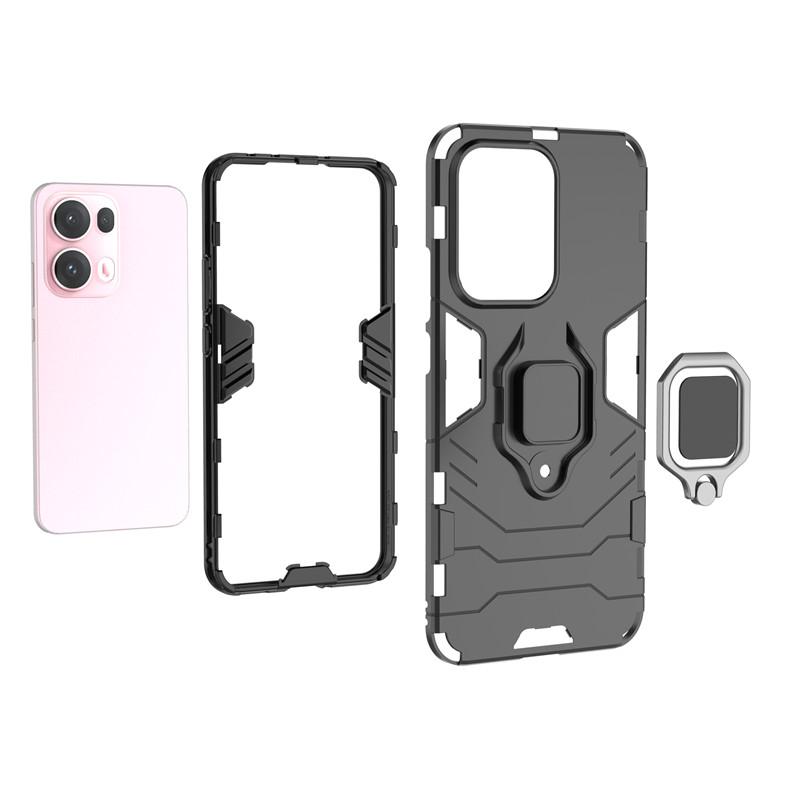 For Reno 13 Pro 5G Case For OPPO Reno 13 12 11 Pro Cover Armor Finger Ring Hard Shockproof Protective Bumper For Reno 11 12 13