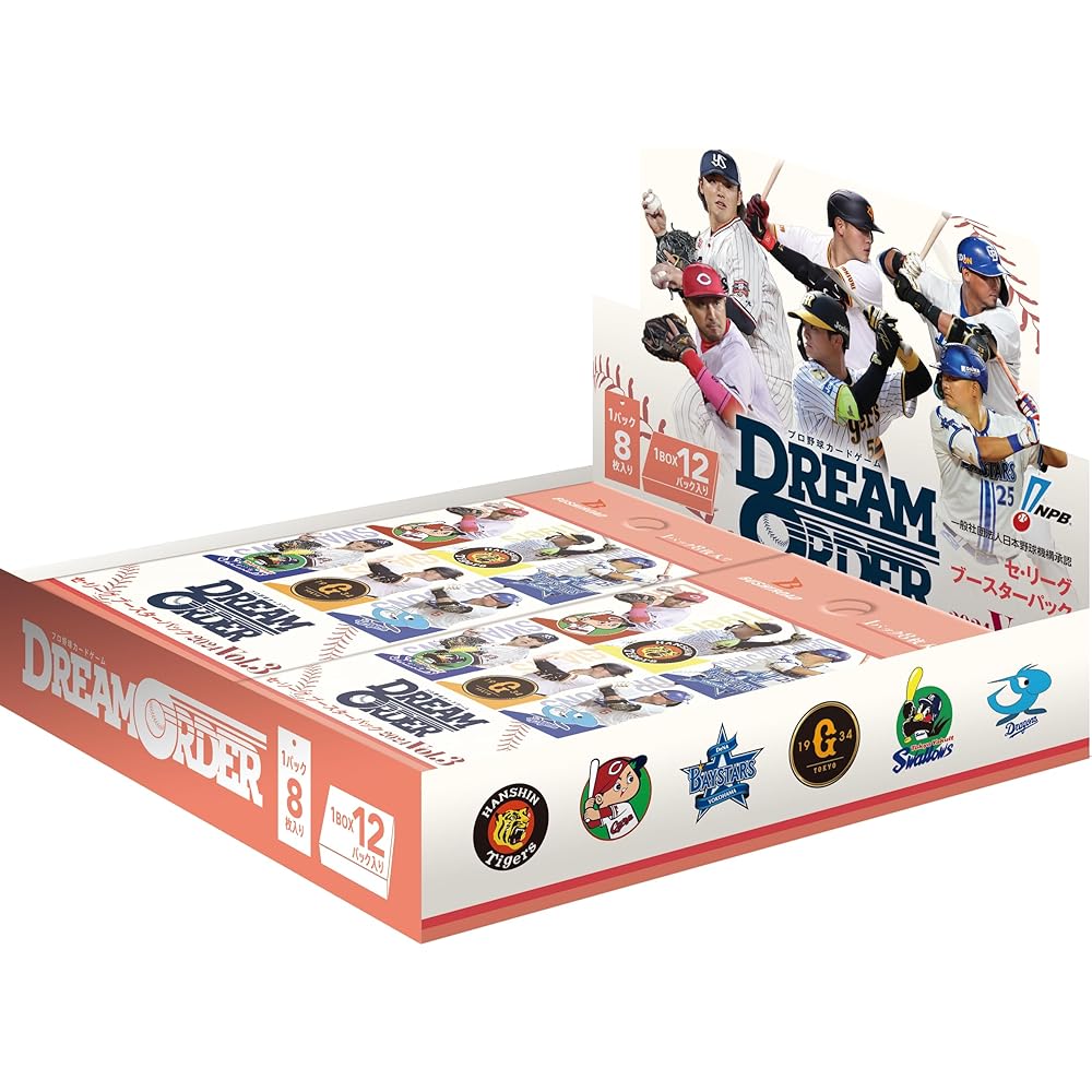 DREAM ORDER Baseball Card Game Central League Booster Pack 2024 Vol.3 Box