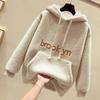 Women's Casual Pullover Fleece Sweatshirt Loose Thick with Pocket Fashion