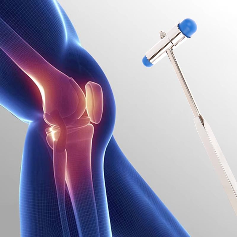 1 Stück Doppelkopf Neurologischer Massagehammer Multifunktionaler Perkussor Diagnostischer Reflex-Perkussionshammer Reflexhammer