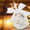 8cm Christmas Ball "I Have an Angel In Heaven "Pendants Memorial Pendant  Xmas Tree
