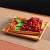 Rectangular Bamboo Wooden Tray Tea Cup Trays Tableware Food Tray Storage Tray for Kitchen Party Tea Bar Kitchenware