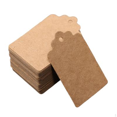 100 Pcs Paper Tags Multipurpose Personalize Vintage Style Hanging for Gift Wrap Baking Party Wedding