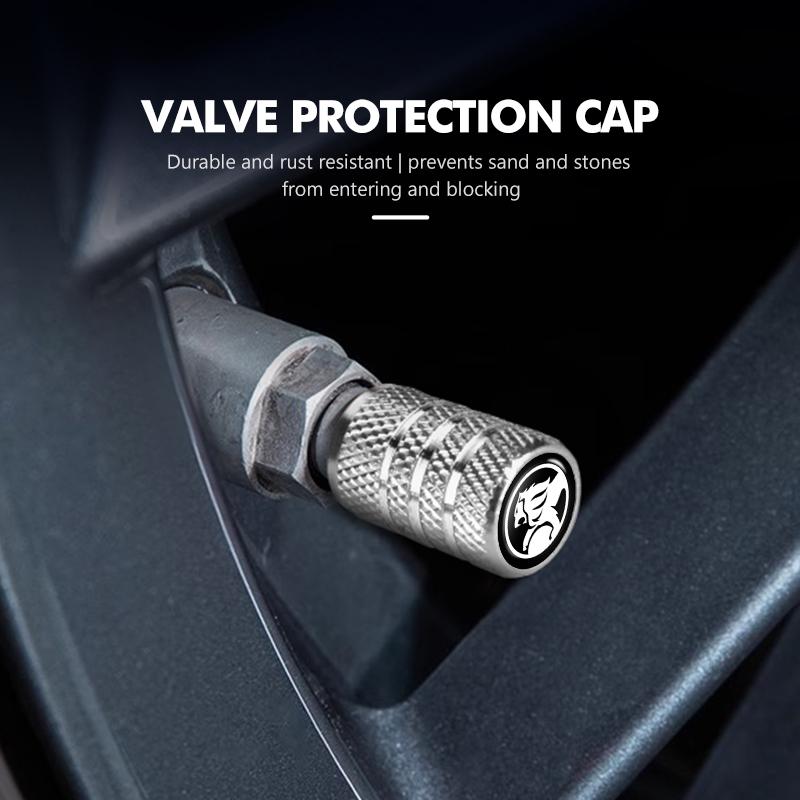 4PCS Car Style F20 Metal Wheel Tire Valve Air Stem Cap For Holden VT VX VU VY HSV Astra H SV Colorado 7 2012-2023 Cruze