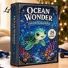 Creative Desktop Ornaments Ocean Advent Calendars 2026 Marine Themed 24 Days Christmas Countdown Calendar Gift Box 2D Acrylic Sea Animal Ornament