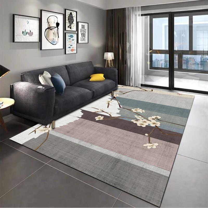 

Ethnic Style Carpet Living Room New Chinese Style Large-area Retro Carpet Bedroom Floor Mat 80*120cm