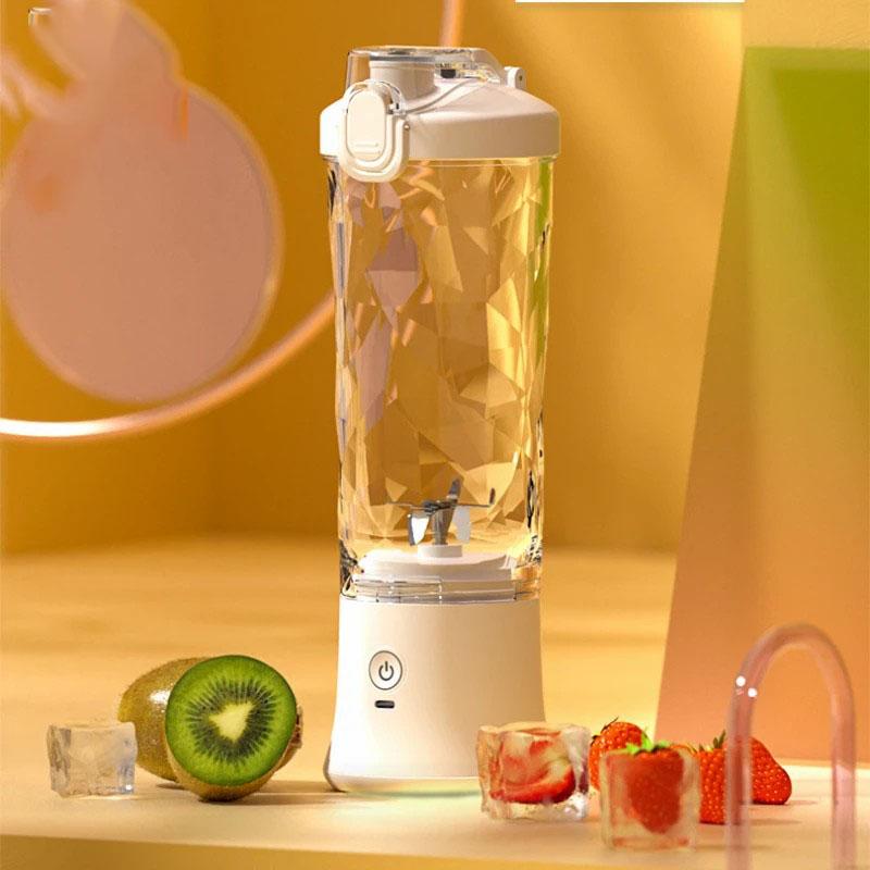 

A9 Portable Blender Multi-functional Battery-Powered 600ml Mini Blender Juicer Cup (No FDA,BPA-Free) Purple