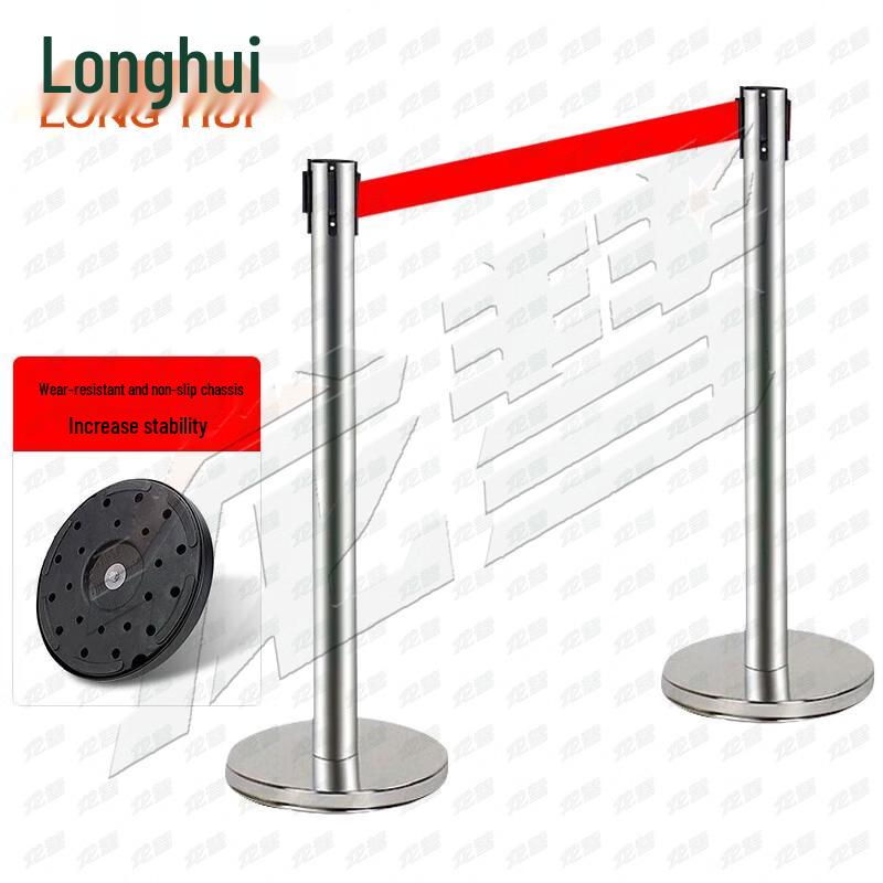 Longhui Stainless Steel Stanchion Queue Barrier System