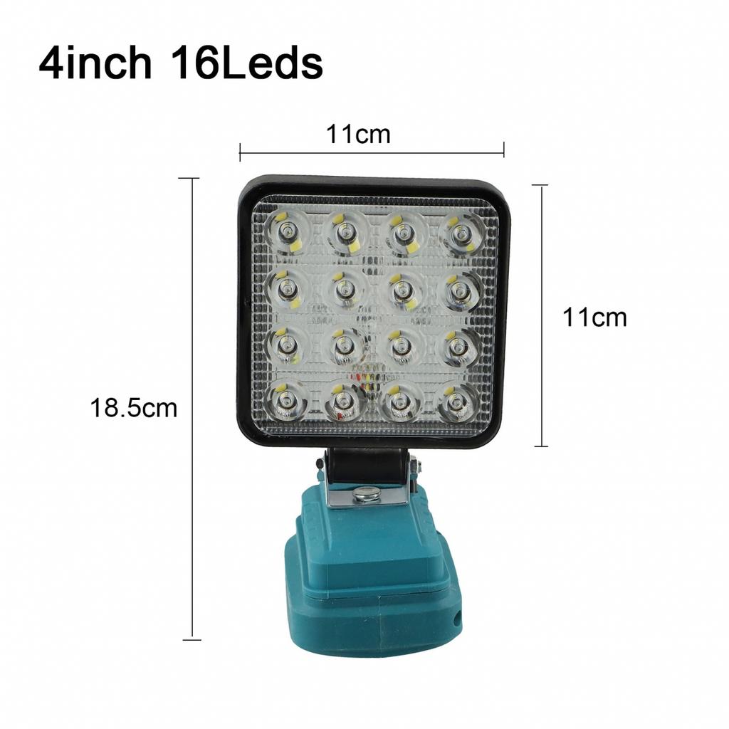 Sturdy ABS Construction 1884W Cordless LED Work Light for Various Applications