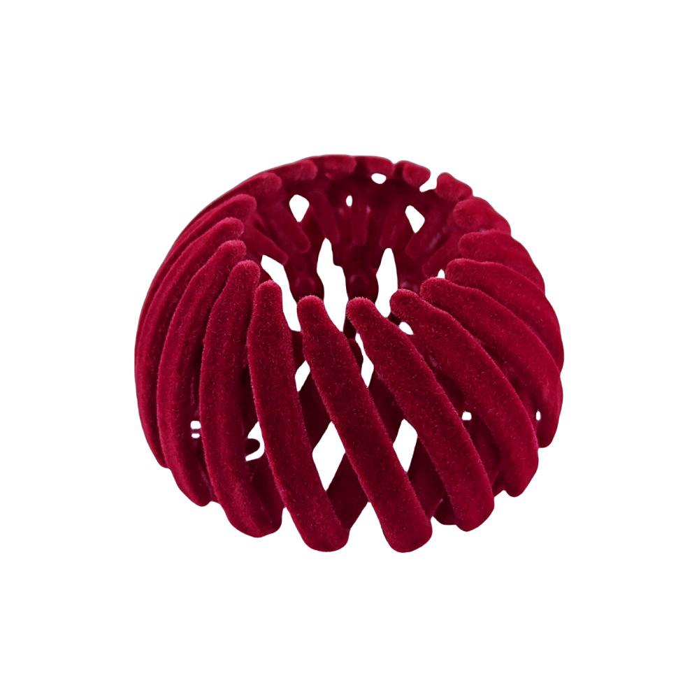 Trendy Matte Bird's Nest Hair Curler: Versatile Claw and Ponytail Ring for Effortless Styling In Europe and America.