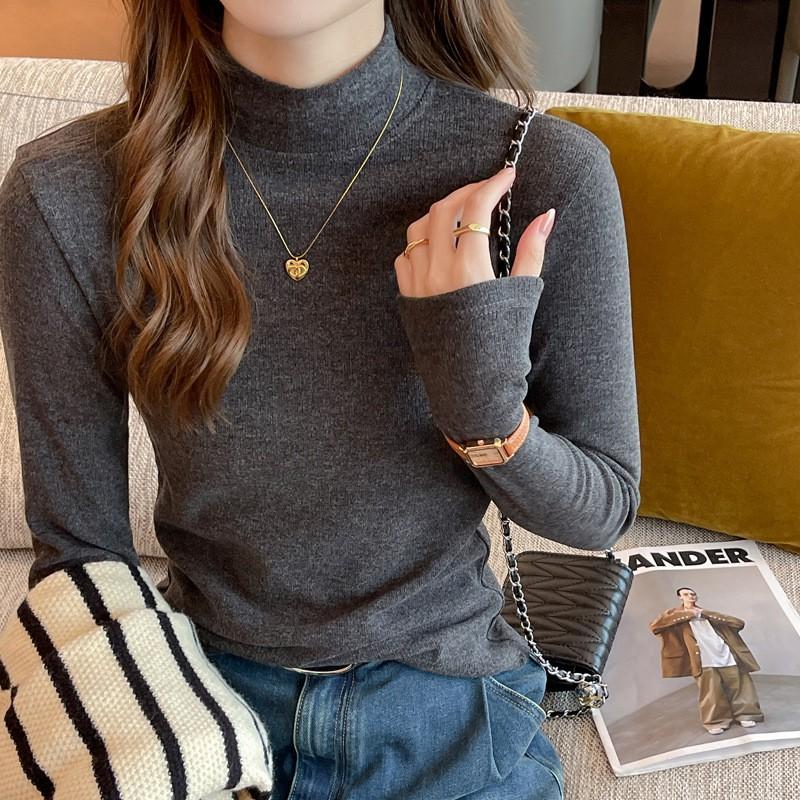 Womens Soft Thermal Half Turtleneck Long Sleeve Top Warm Base Layer Office Winter Wear