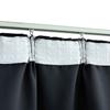 Vidaxl Blackout Curtains with Hooks, 2 Pcs, Anthracite, 140X175 Cm