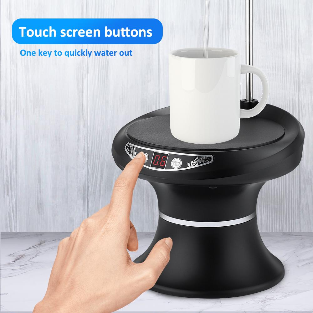 Water Dispenser Water Pump for Bottle Mini USB Automatic Electric Water Gallon Bottle Pump Drink Dispenser Drinking Pumper &Tray