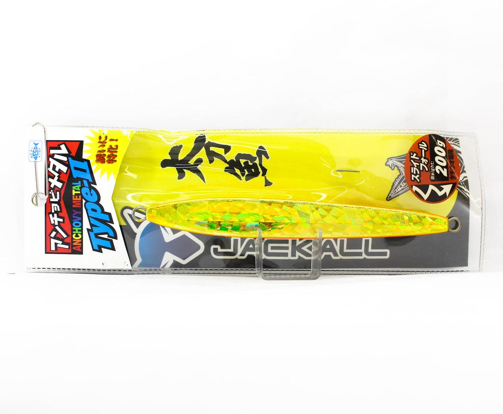 Jackall Metal Jig Anchovy Type 2 Slow Slide 200 Grams Oreo (0561)