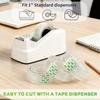 15 Rolls Transparent Tape Refills, Clear Tape, Gift Wrap Tape 3/4 Inch x 1000 Inch, Clear Tape Refill Rolls for Gift Wrapping, Home, School Office