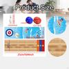 Tabletop Bowling Shuffleboard Curling Game Board Set Portable for Indoors Outdoors