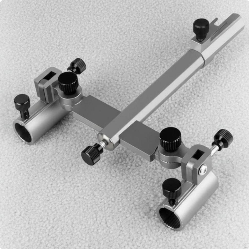 Double Fishing Rod Holder AntiMovement Design Bracket Easy To Disassemble