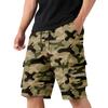 Pantaloncini Cargo Mimetici da Uomo con Vita Coulisse e Tasche Multiple Leggeri Resistenti Pantaloni da Lavoro per Esterno