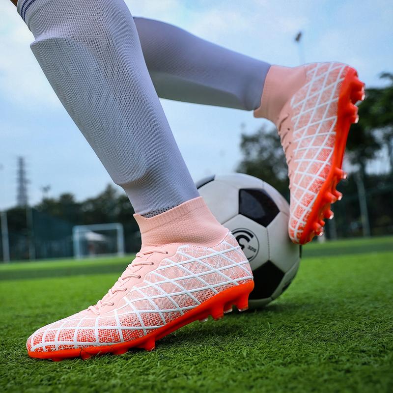Unisex Football Shoes Men's High -top Socks Long Nails Training Sneakers, Children Football Boots Youth Football Boots