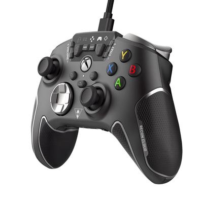 TURTLE BEACH Recon Cloud Kabelgebundener Bluetooth-Controller für und Schwarzes Gamepad mit Rear-EQ, Footstep Side und Aim Offiziell lizenziert von Xbox, Steam,