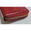 Used Gucci Long Wallet Microguccissima Nice Round Zipper Red With Box