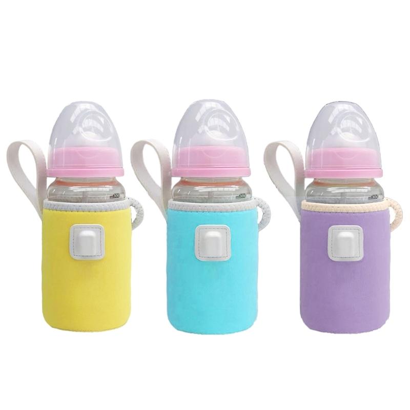 Baby Nursing Bottle Heater Milk Water Warmer Bag with Handle for Outdoor Winter Travel Milk Warmer Insulation Thermostat