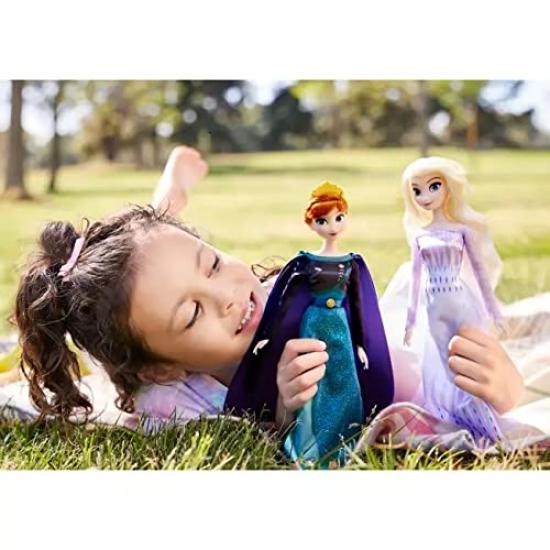 Disney Elsa Klassische Puppe 2021 mit Haarbürsten-Zubehör [Gebraucht] Die Eiskönigin 2 - 11 12''