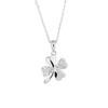 Beixi Four-Leaf Clover S925 Sterling Silver Necklace: Elegant Birthday Gift for Girlfriend