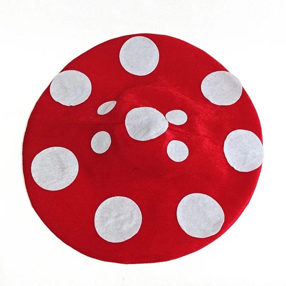Cartoon Mushroom Plush Hat Plush Cosplay Headgear Cute Roleplaying Photo Hat Photo Session