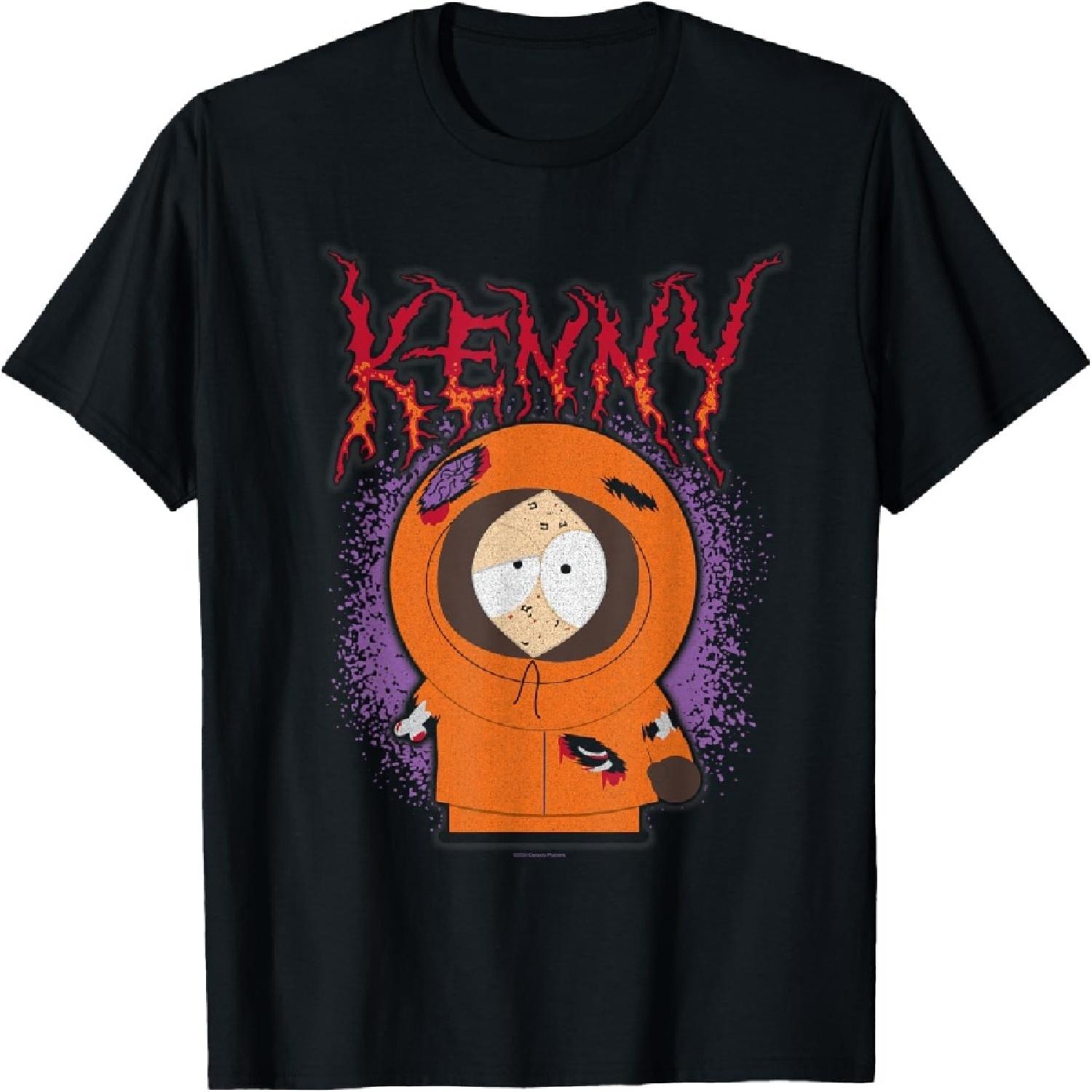 Футболка мультяшная South Park Series Kenny Beat Up Grunge Name Splatter XXXXXL разноцветный