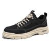 Tooling shoes autumn men's construction site work sports and leisure thick-soled wear-resistant retro low-top labor insurance tide shoes