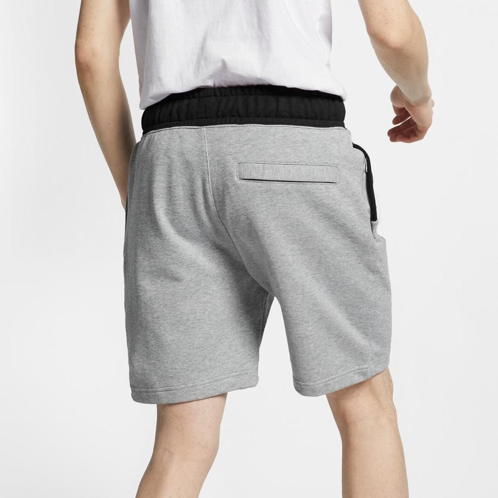 Nike Sak As M Nsw Hbr Colorblock Large Logo Splicing Elastic Waistband Sports Shorts Gray Men's AR3162-091