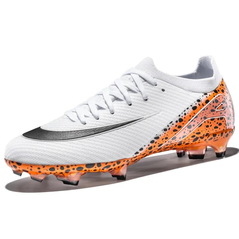 Høykvalitets fotballsko for kunstgress Unisex Profesjonell Lett Fotballtreningssko Mesh Futsal Fotballsko For Kvinner Menn