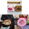 Plush Cartoon Capybara Shoulder Bag With Zipper Closure For Daily Use