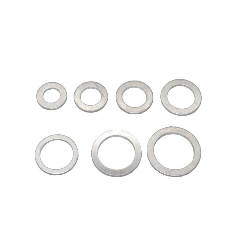 50Pcs Automotive Universal Bottom Case Oil Drain Screw Seal Copper And Aluminum Gasket Abto Voiture Car Accessories Coche