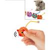 Pet Cat Toys Stripe Nylon Rope Round Ball Mouse Toy with Bell  Pet Cat Chew Toy Cat Toys Interactive Pet Products gatos