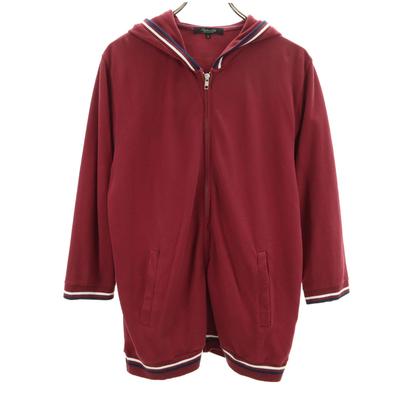 Rhythm of Life UNITED ARROWS 7 Minutes Sleeve Zip Hoodie L Bordeaux Men's Used