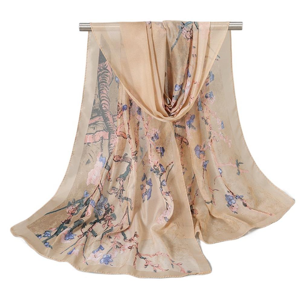 Thin Sunscreen Shawl Soft Shawl Silk New Chiffon Scarf